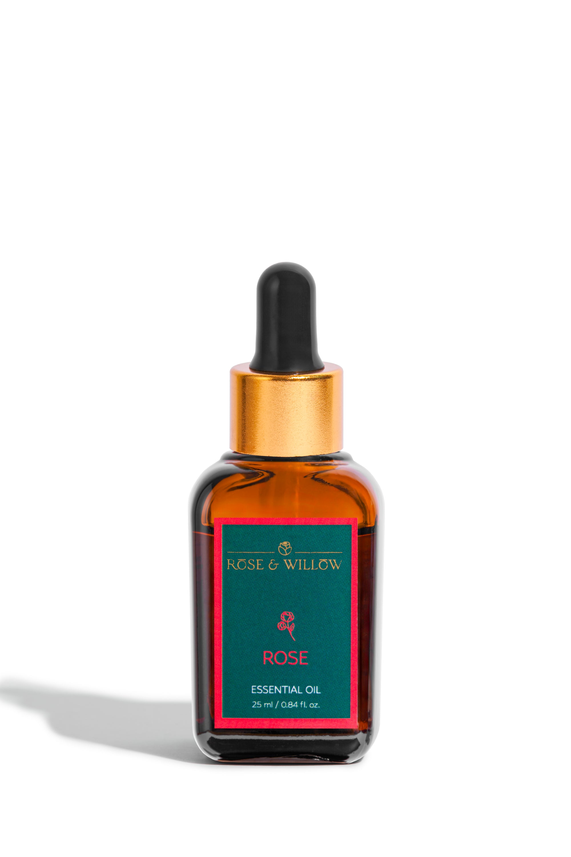 Rose Essential Oil with a Ceramic Flower Diffuser
