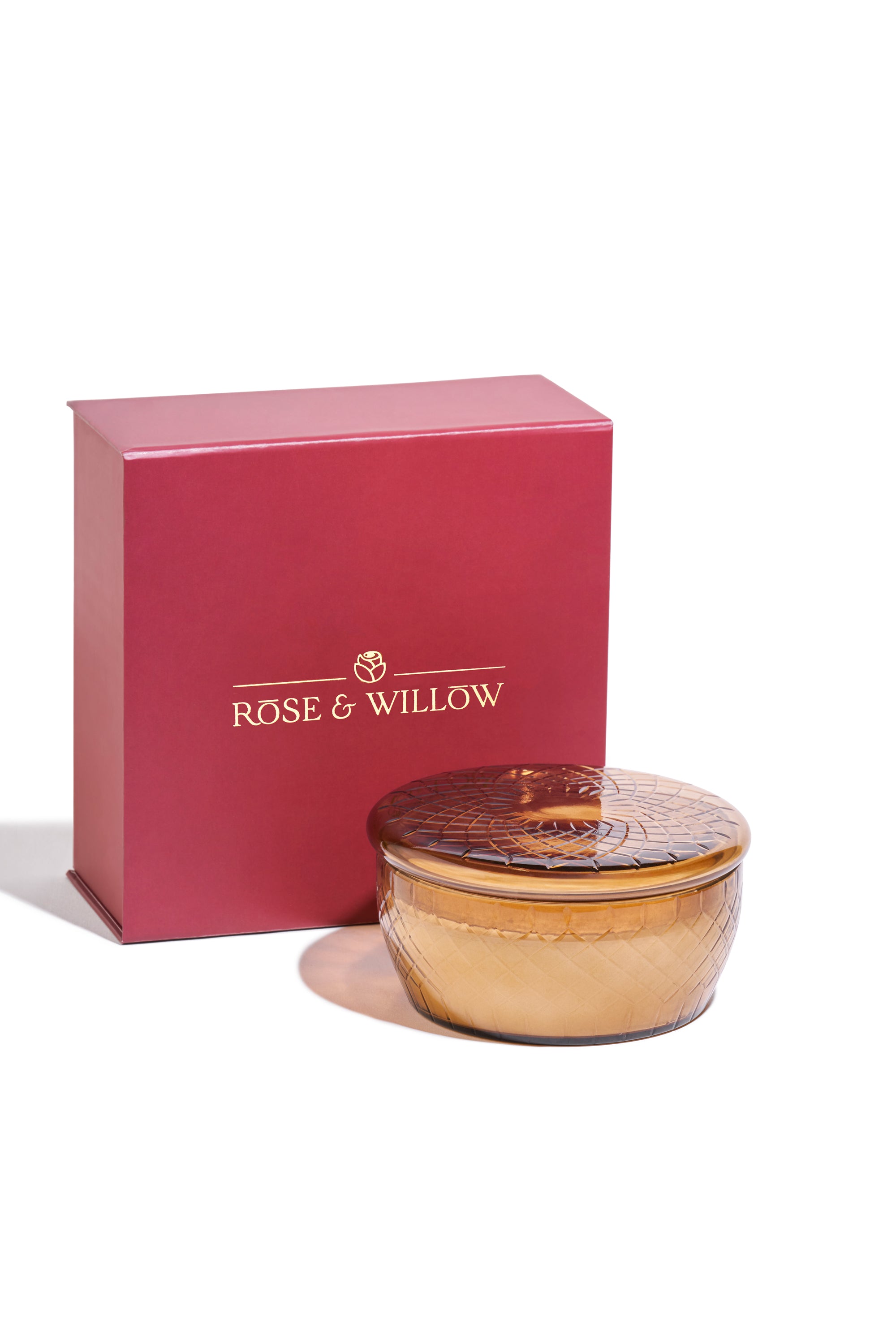 Oud Gold Crystal Candle Bowl