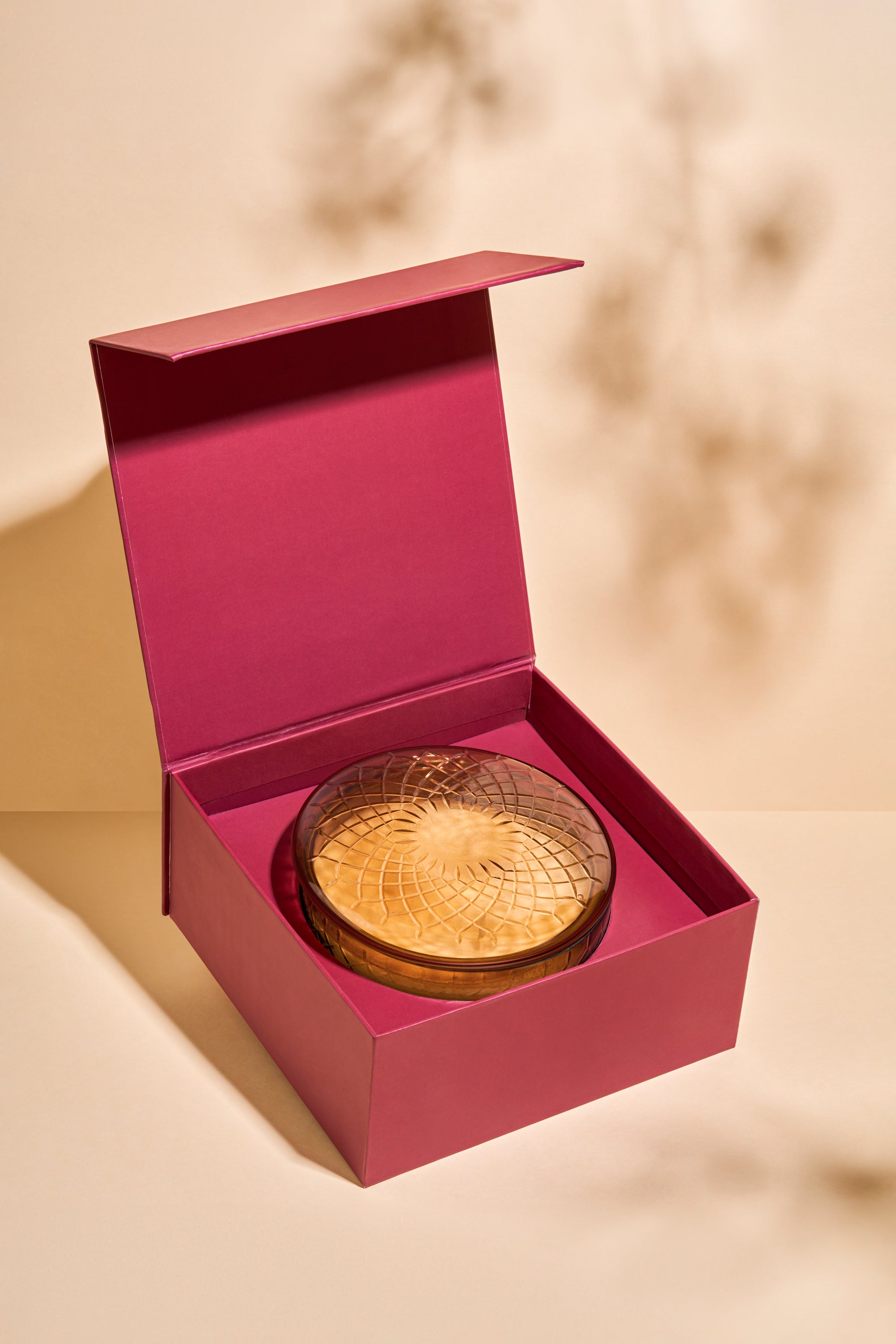 Oud Gold Crystal Candle Bowl