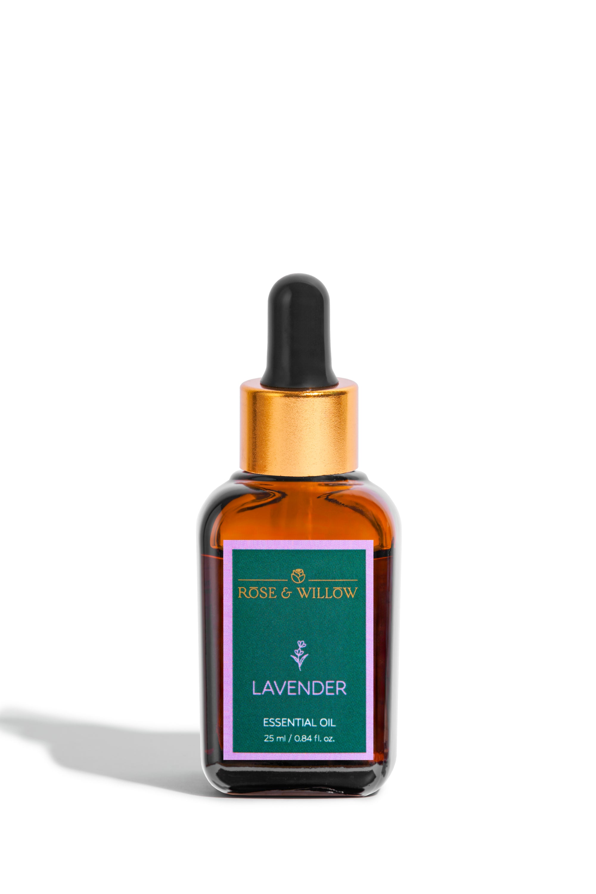 Lavender Essential Oil with a Ceramic Flower Diffuser
